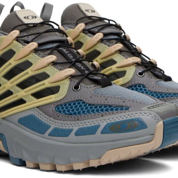 Salomon ACS Pro Advanced Pewter Aegean Blue L47299000 Mens Size 10 NEW HTF COLOR - Picture 11 of 12